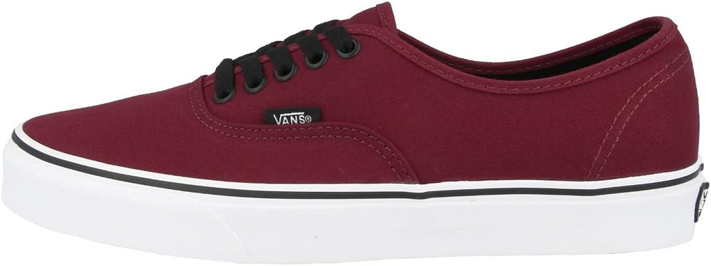 Vans Unisex Authentic Port Royale Red/Black Sneaker - 7.5
