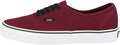 Vans Unisex Authentic Port Royale Red/Black Sneaker - 7.5