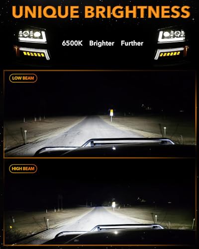 Z-OFFROAD LED Headlights Assembly with DRL for 2003-2006 Chevy Silverado Avalanche Y434052