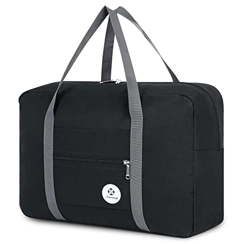 For Spirit Airlines Personal Item Bag 18x14x8 Foldable Travel Duffel Bag Tote Carry on Luggage Duffle Overnight for Women and Men