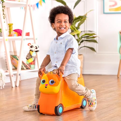 B. toys Gogo Ride-On Lolo Ride-On Cat Suitcase Kids Luggage for Travel 2 Years+ D482