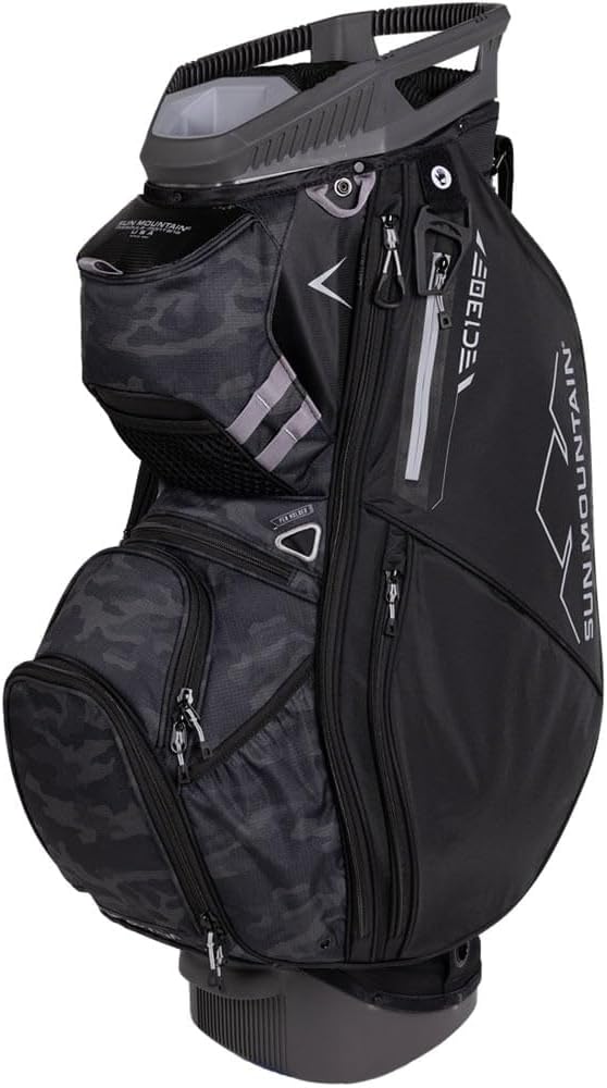 Sun Mountain 2023 C-130 Golf Cart Bag Black/Camo