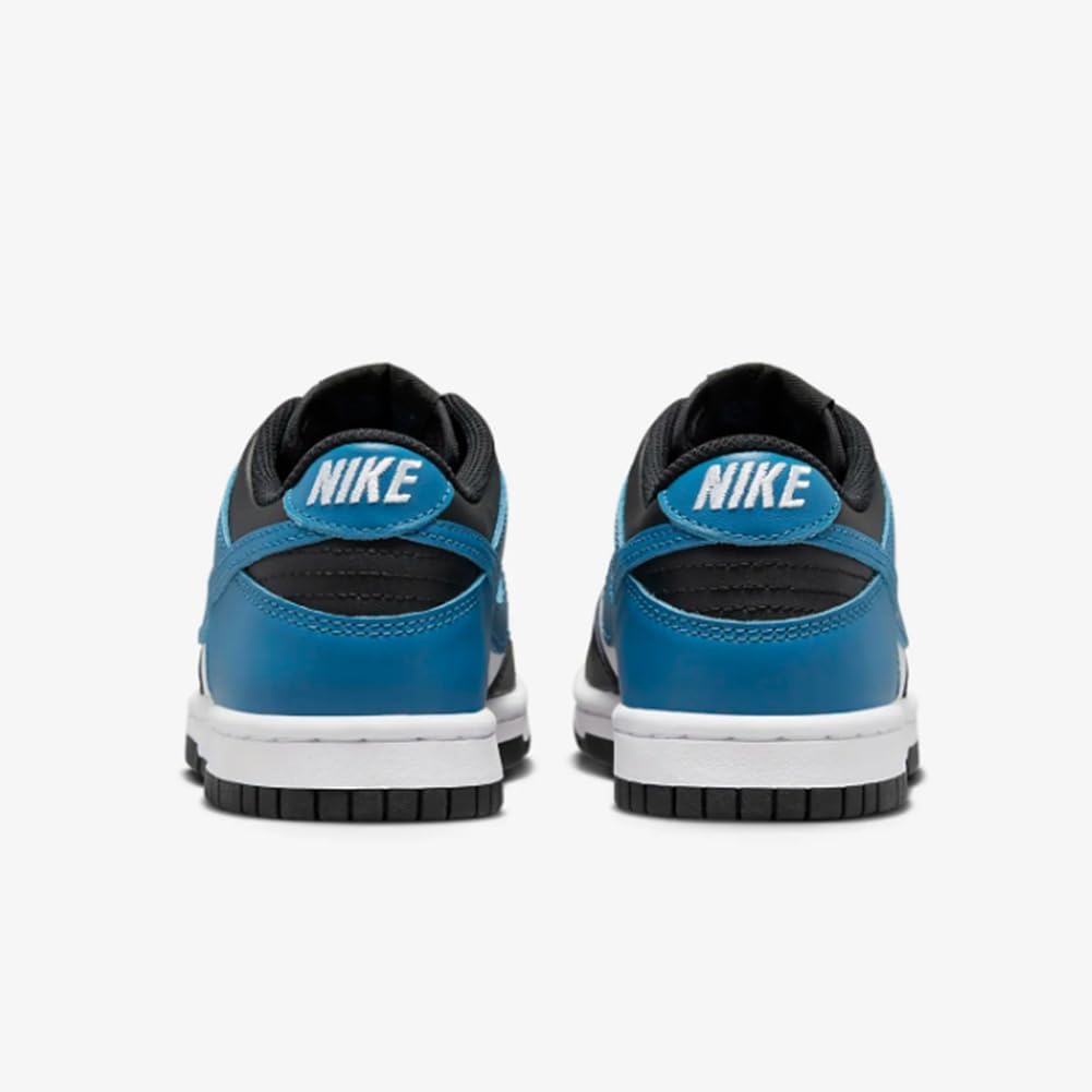 Nike Dunk Low Big Kids' Shoes Summit White/Black/Industrial Blue Size 7 L97477