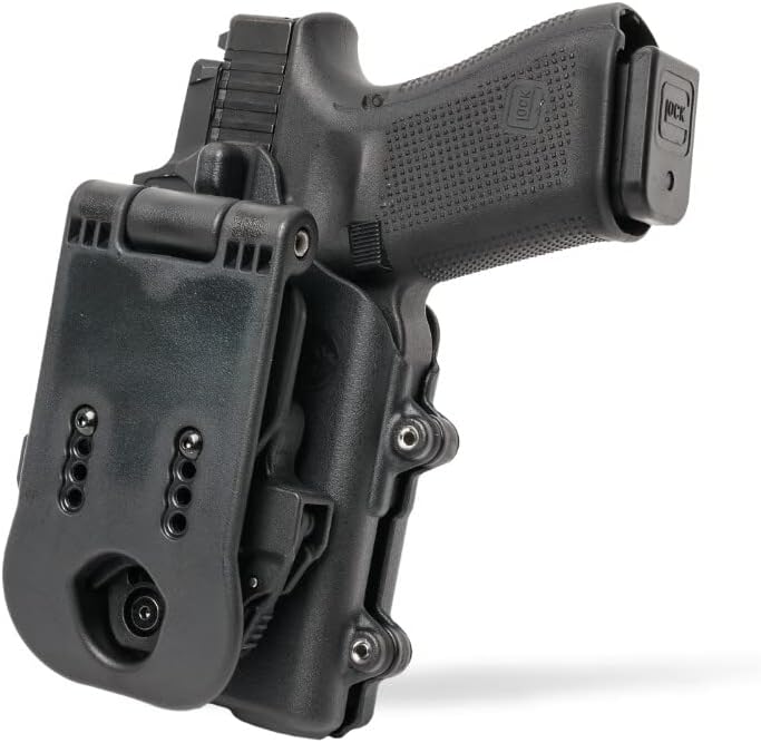 Alien Gear Glock 19 Level 2 Holster - Slim OWB, Right-Handed, Black S44051