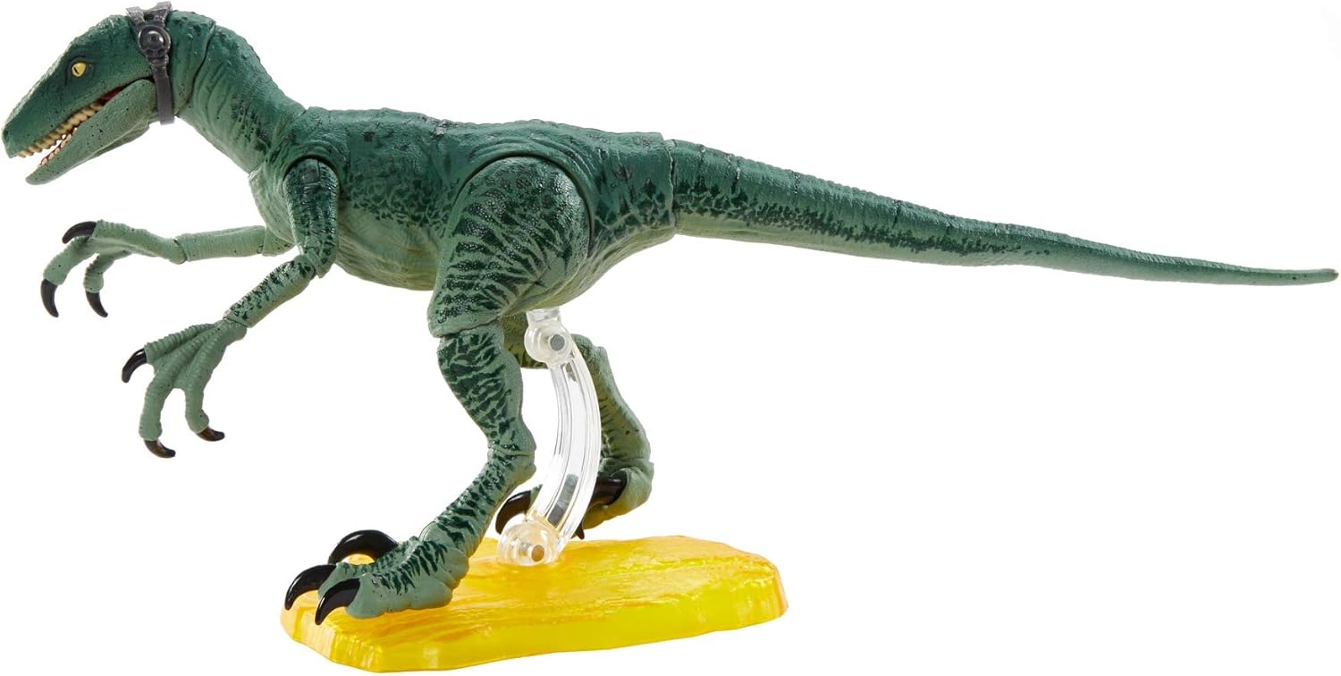 Jurassic World Toys Amber Collection Velociraptor Delta 6-in Dinosaur Action Figure F407