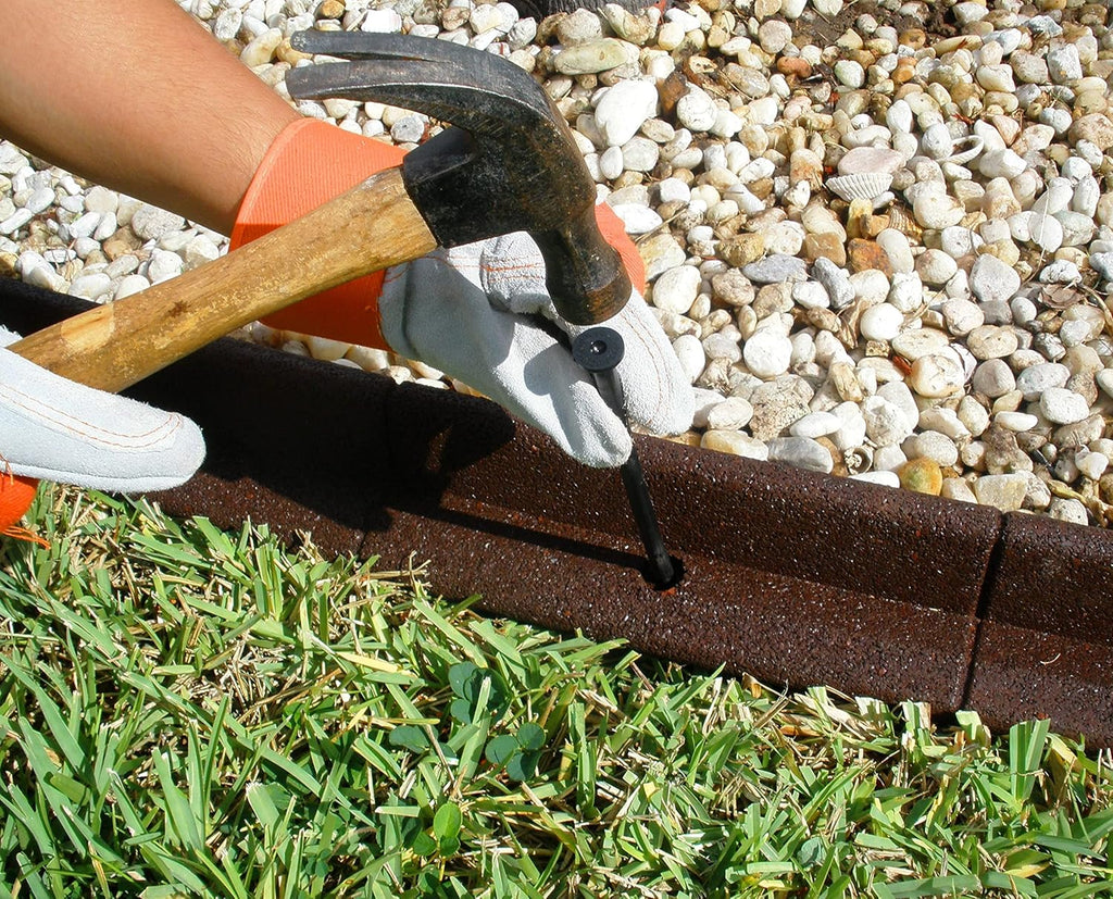 Recycled Rubber Lawn Edging 4ft (6pc Box) B98460