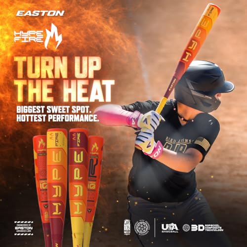 Easton Hype FIRE Baseball Bat USSSA 2 3/4" Barrel 2 Pc. Composite J8658