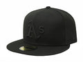 New Era 59Fifty Hat St Louis Cardinals Black on Black Fitted Cap 11591100 (7