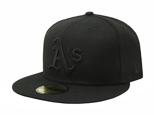 New Era 59Fifty Hat St Louis Cardinals Black on Black Fitted Cap 11591100 (7