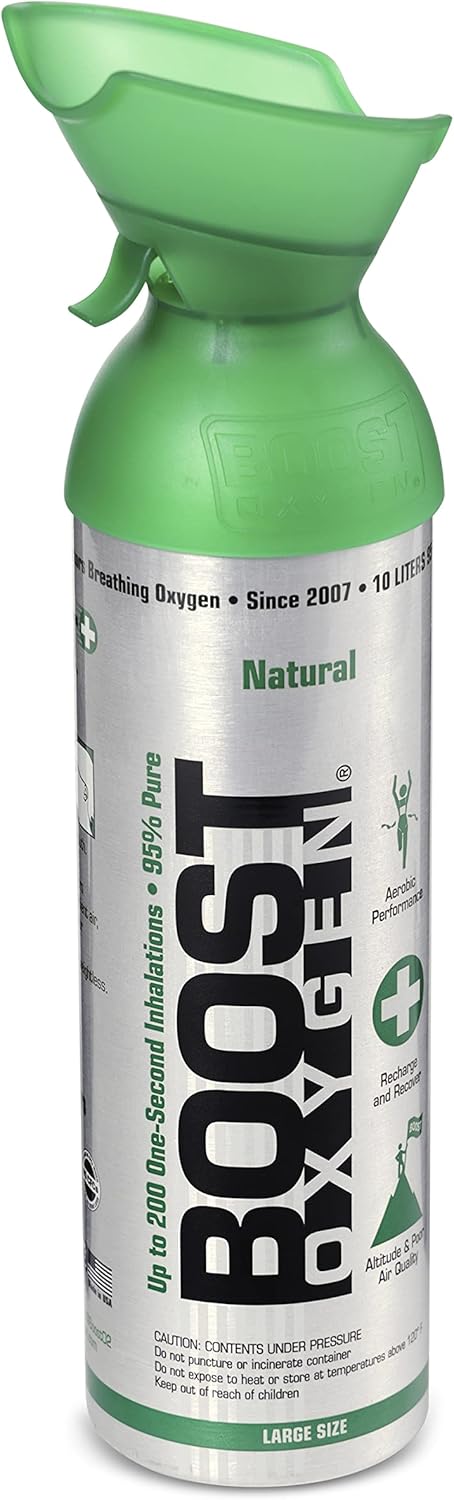 Boost Oxygen Large Natural 10 Liter Canister 7 Pack P71106