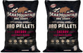 Bear Mountain BBQ FK13 Premium All-Natural Hardwood Mild and Fruity Cherry BBQ Smoker Pellets for Outdoor Grilling, 20 Pounds 2 Pack
