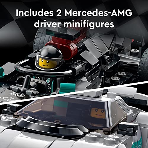 LEGO Speed Champions Mercedes-AMG F1 W12 & Project One Building Kit, 76909 L321507