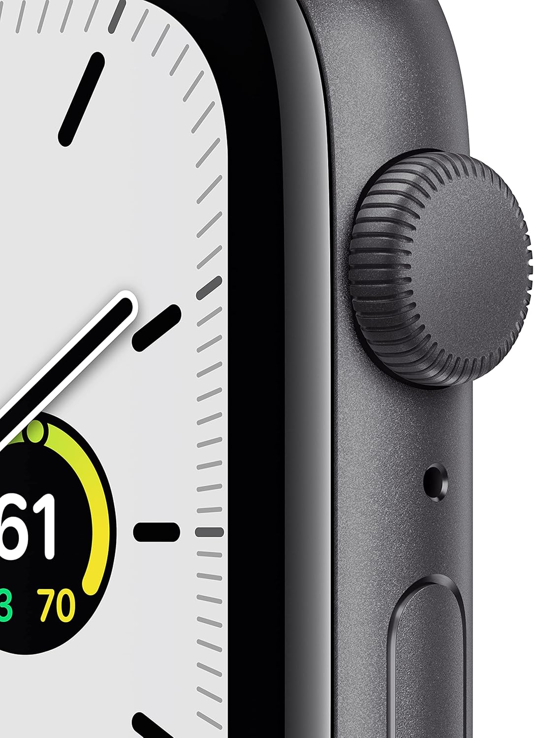 Apple Watch SE (Gen 1) GPS 44mm Smart Watch with Space Grey Aluminium Case and Midnight Sport Band Y435