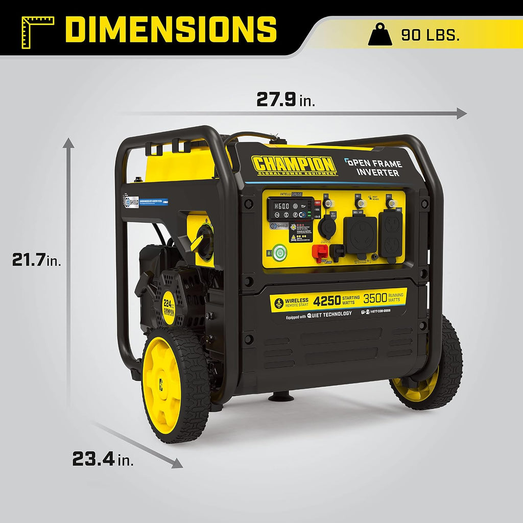 Champion Power Equipment 4250-Watt Wireless Remote Start Inverter Generator M30081