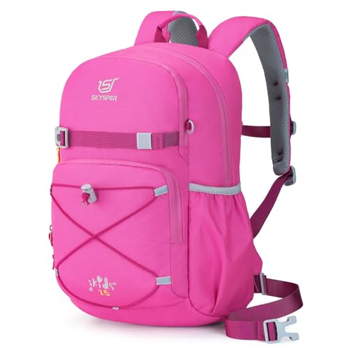SKYSPER Kids Backpack - 15L Travel Backpacking Small Age 4-6 Ergonomical Design Multi-compartment Breathable Day Pack Preschool Kindergarten Bag