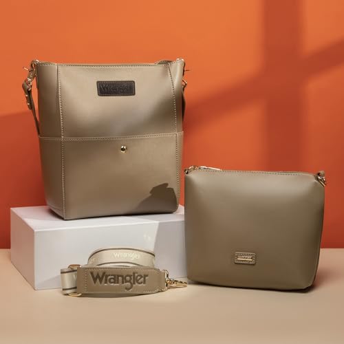 Wrangler Women’s Hobo Shoulder Purse with Organizer Insert D952