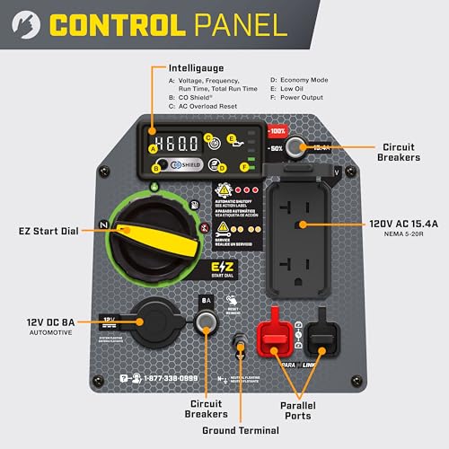 Champion Power Equipment 2500-Watt Ultralight Portable Inverter Generator Y55455