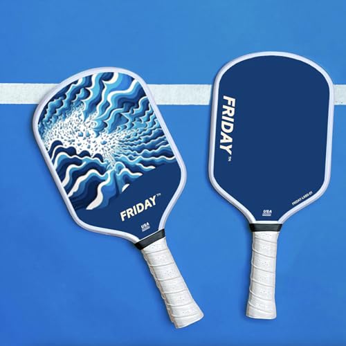 Friday Pickleball Paddle, Carbon Fiber, USA Pickleball Approved L819139