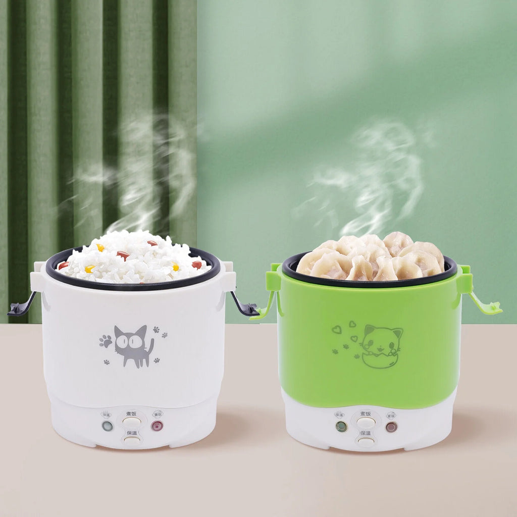Car Mini Travel Lunch Box Electric Rice Cooker Steamer 12V U510443