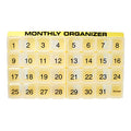 31 compartments, 1 per Day, 4 Week Monthly Pill Organizer by Promed. Includes Tray and 8 Removable compartments. (Green)