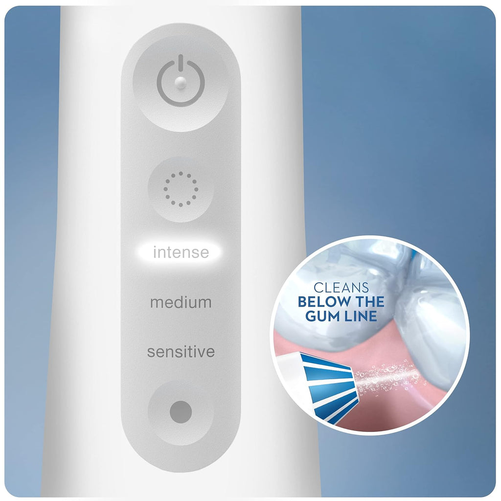 Oral-B Water Flosser Advanced, Cordless Portable Oral Irrigator with 3 Nozzles Q459