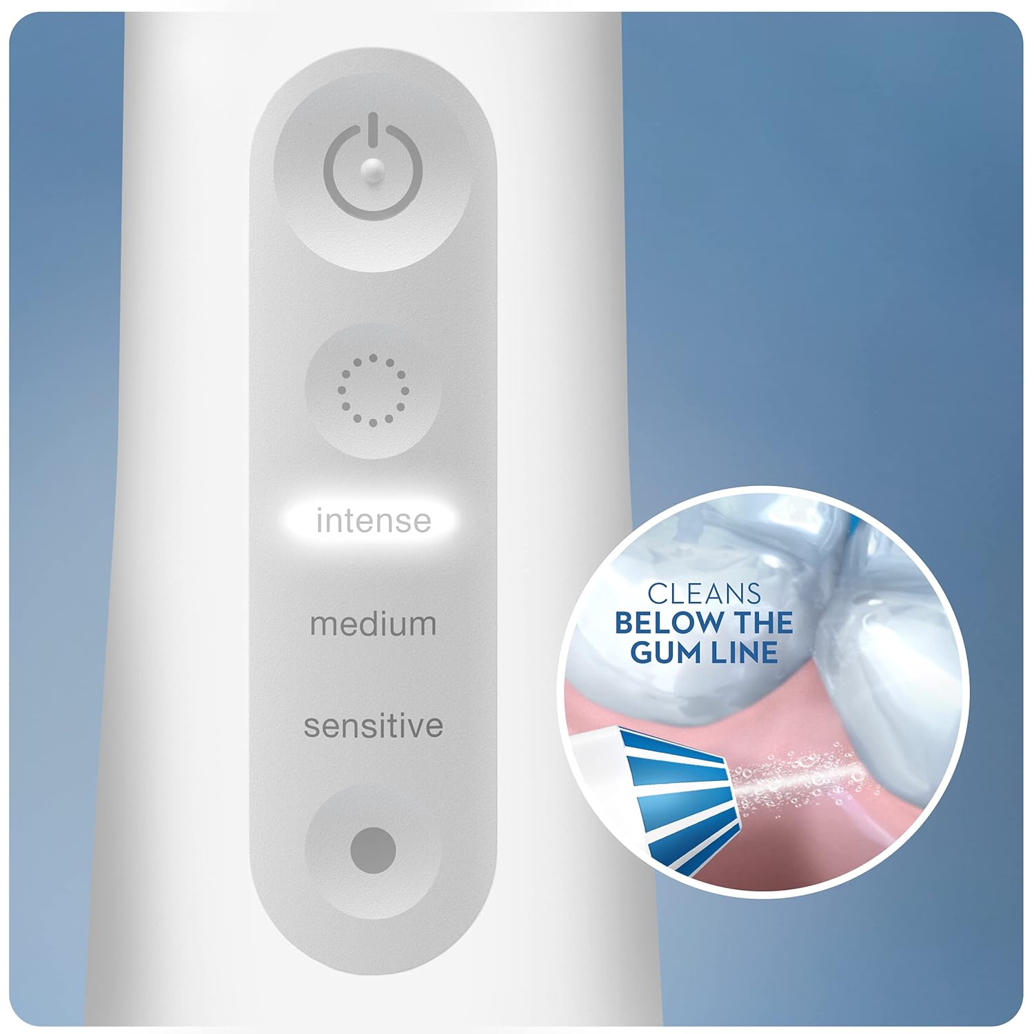 Oral-B Water Flosser Advanced, Cordless Portable Oral Irrigator with 3 Nozzles Q459