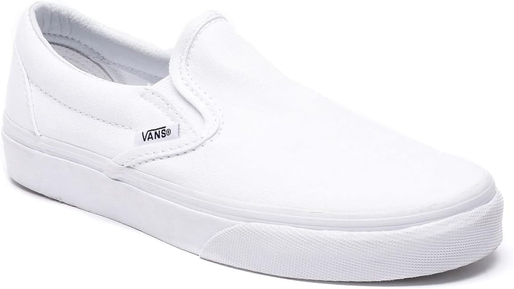 Vans Unisex Slip-On True White VN000EYEW00 Mens 11, Womens 12.5