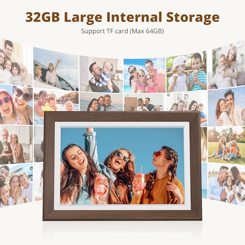 Dragon Touch 10.1'' WiFi Digital Picture Frame HD IPS Touch Screen S798
