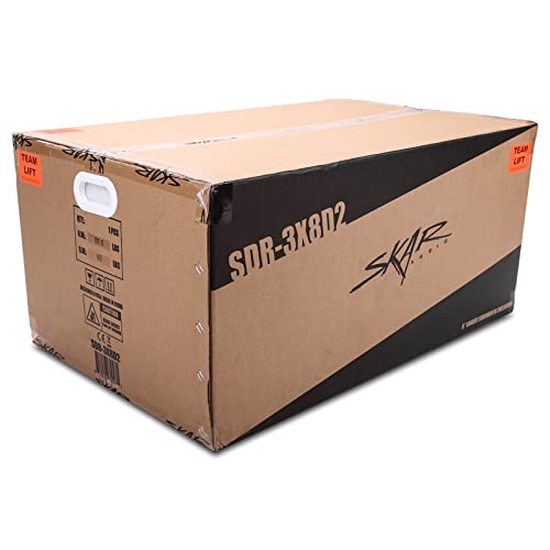 Skar Audio SDR-3X8D2 Triple 8" Loaded Vented Subwoofer Enclosure P29122