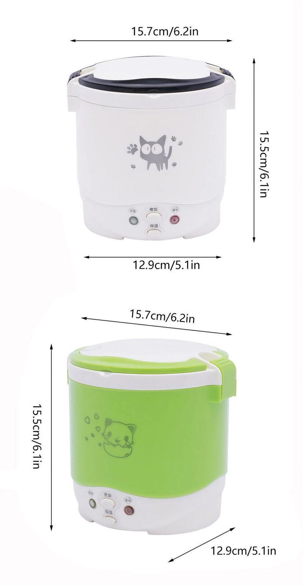 Car Mini Travel Lunch Box Electric Rice Cooker Steamer 12V U510443
