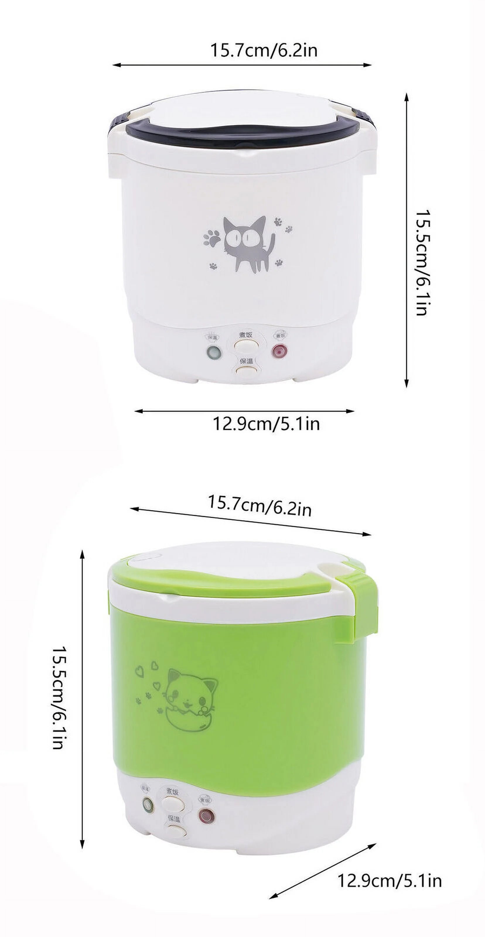 Car Mini Travel Lunch Box Electric Rice Cooker Steamer 12V U510443