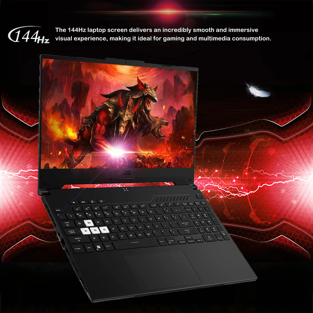 Asus TUF Dash 15.6" 144Hz Gaming Laptop, i7-12650H, RTX 3070, 32GB RAM, 1TB SSD M515801