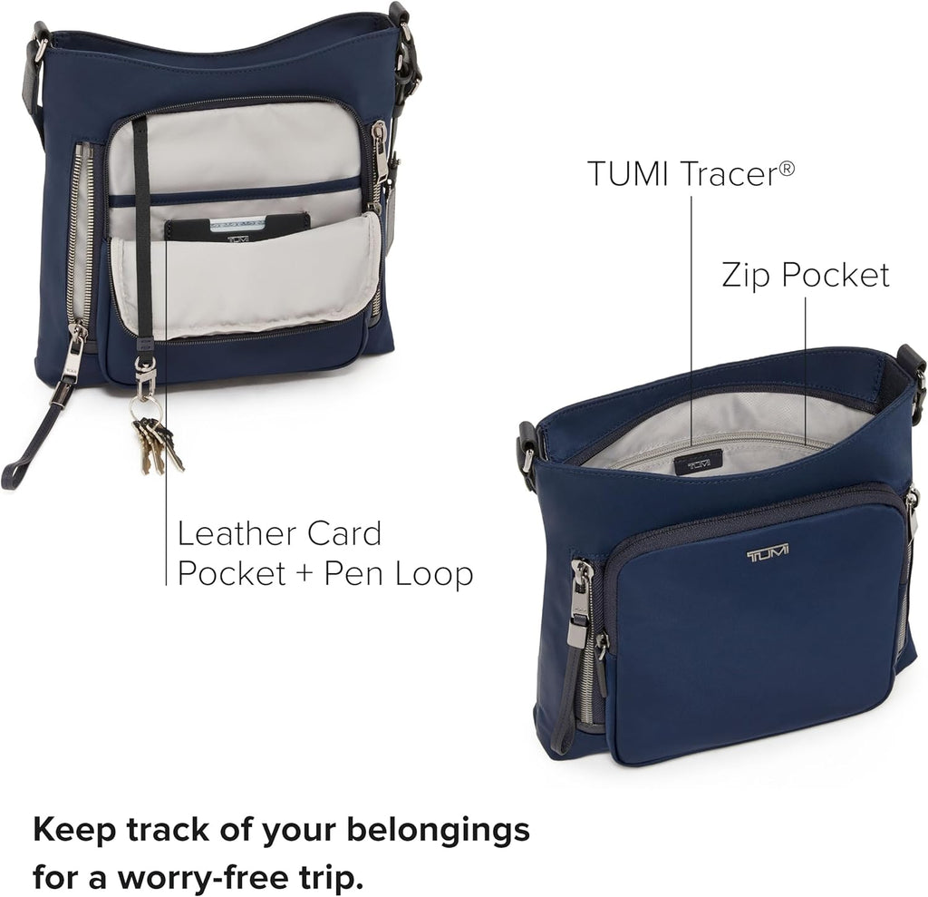 TUMI Voyageur Tyler Crossbody Nylon Bag Indigo O695574