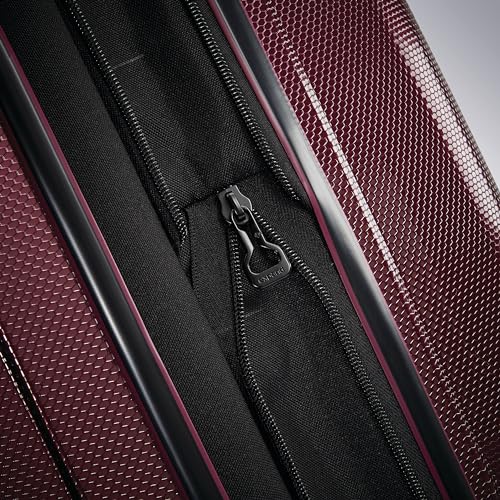 Samsonite SWERV DLX 3-Piece Hard-Shell Luggage Set, Carry-On Medium Large, Aubergine B31055