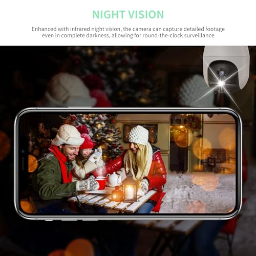 Eseecloud 5G Light Bulb Security Camera 2K with Auto Tracking, Weatherproof I331853