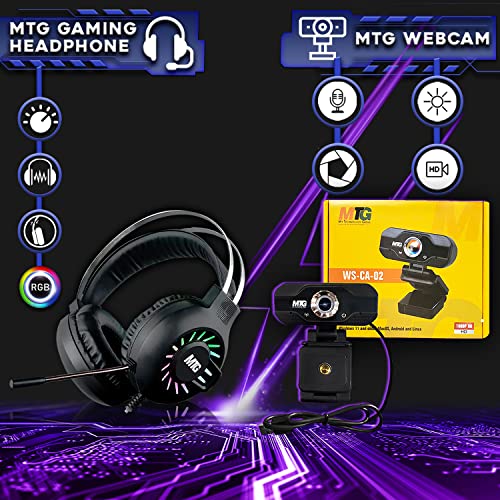 TechMagnet Gaming Desktop PC Intel i7 6th Gen GT 1030 8GB RAM 1TB SSD 22 Inch Monitor Win 10 Pro (Renewed) Y90492