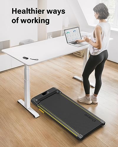 UREVO Under Desk Treadmill 2 in 1 with Remote Control, LED Display A839