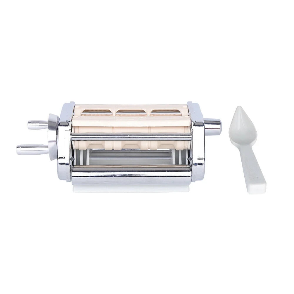 ZhdnBhnos Kitchen Pasta Roller Cutter Ravioli Maker Stand Mixer Attachment Stainless Steel C104560