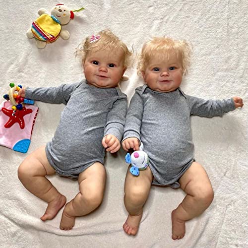 Anano 20 Inch Reborn Baby Doll Toddler Girl Realistic Silicone U3006