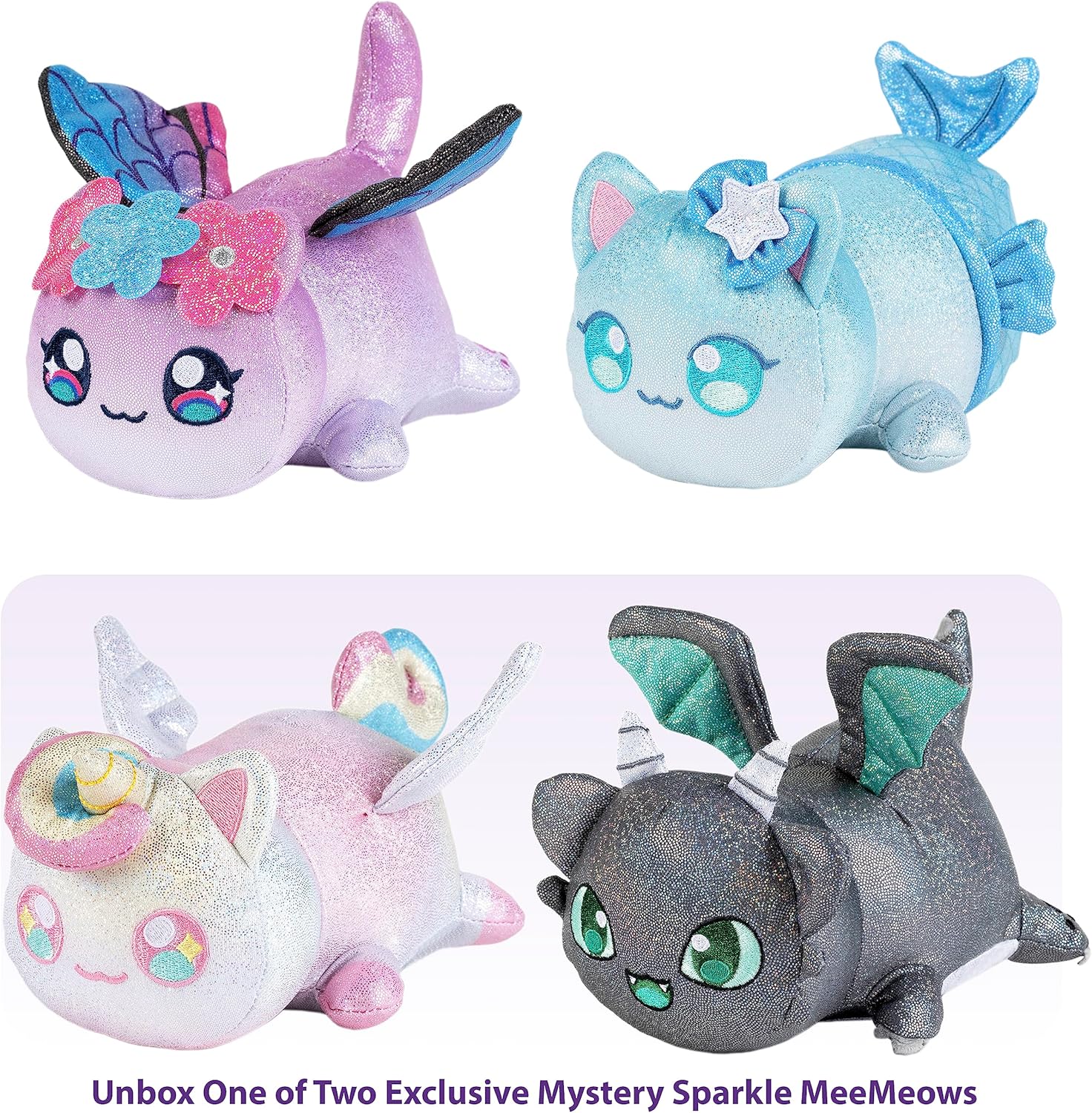 Aphmau MeeMeow Plush Sparkle Collection 3-Pack O69231