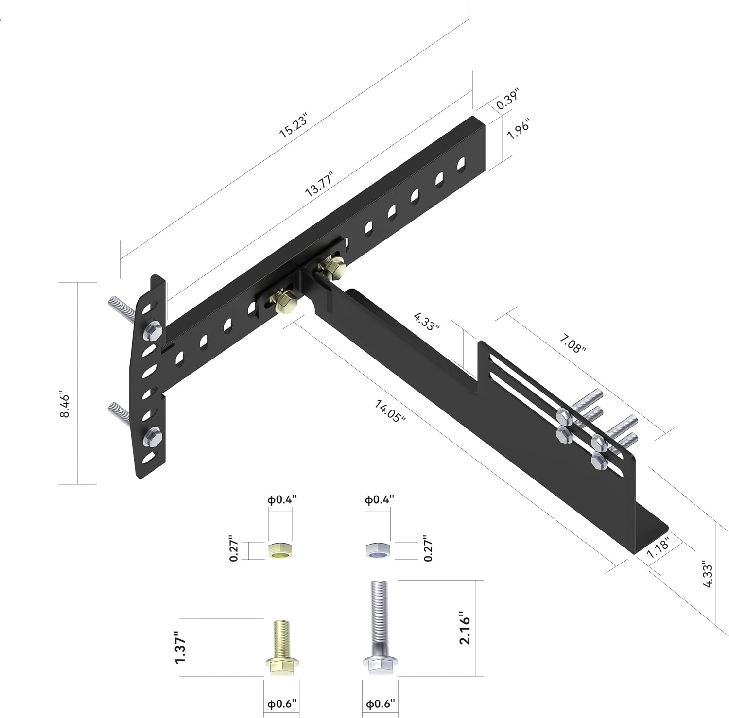 L300 Adjustable Base Headboard Brackets Adapter Kit O207690