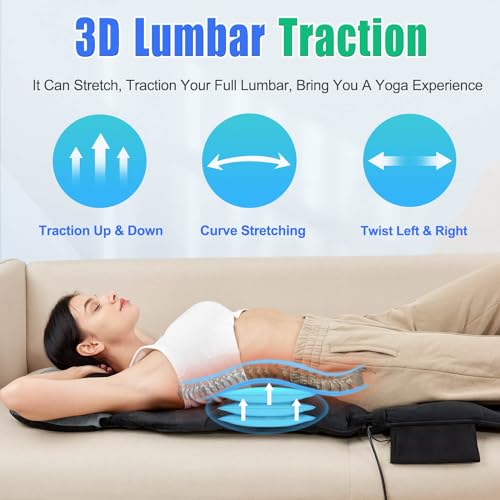 Full Body Massage Mat with Shiatsu Neck Massager and Heat J9949