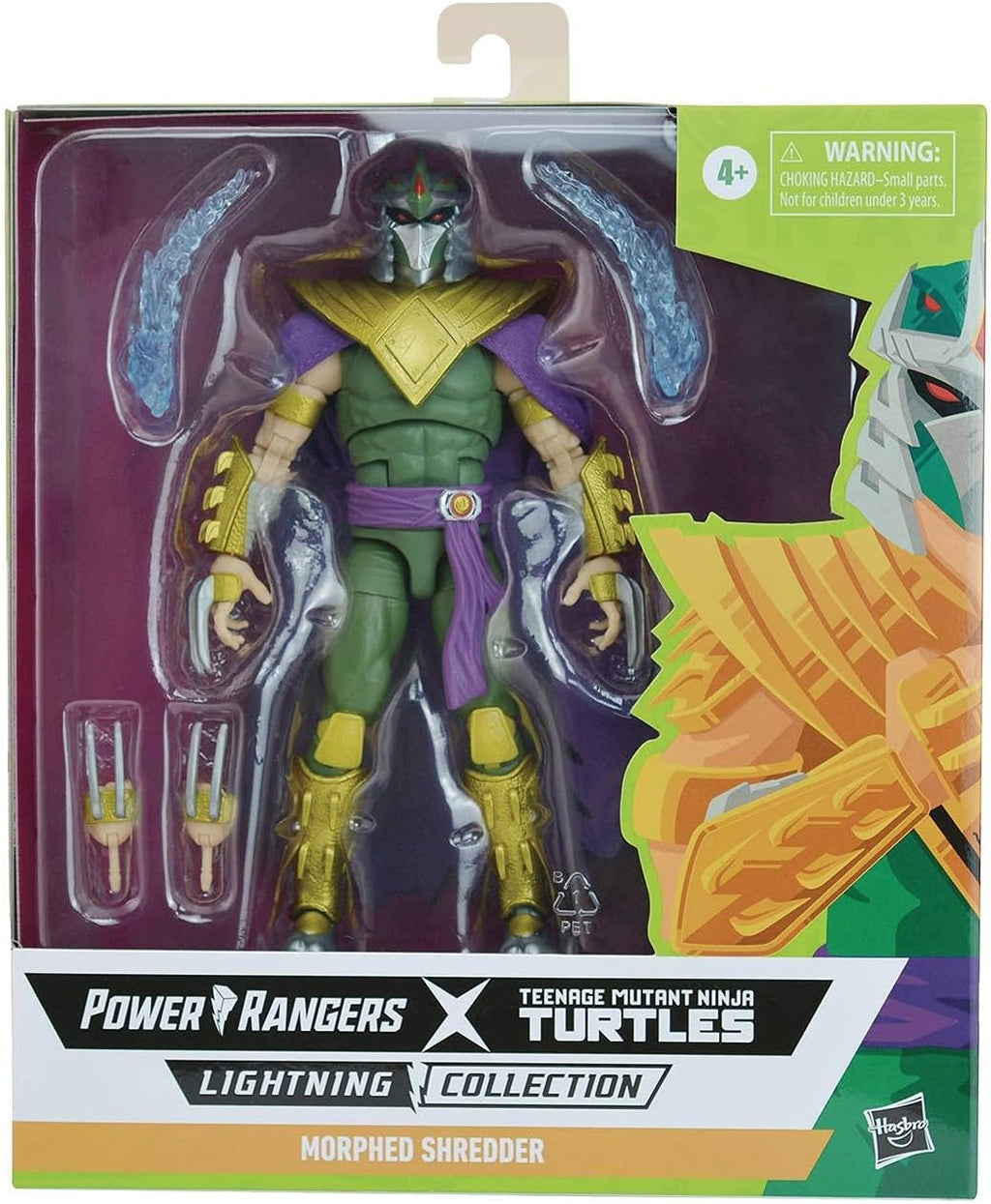MMPR TMNT Power Rangers Lightning Green Ranger Shredder Deluxe Action Figure I630