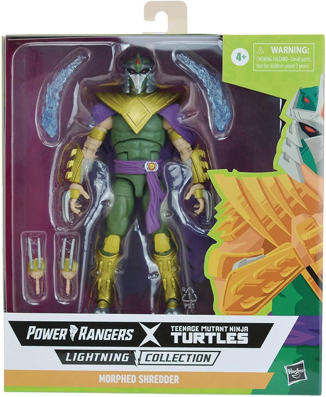 MMPR TMNT Power Rangers Lightning Green Ranger Shredder Deluxe Action Figure I630