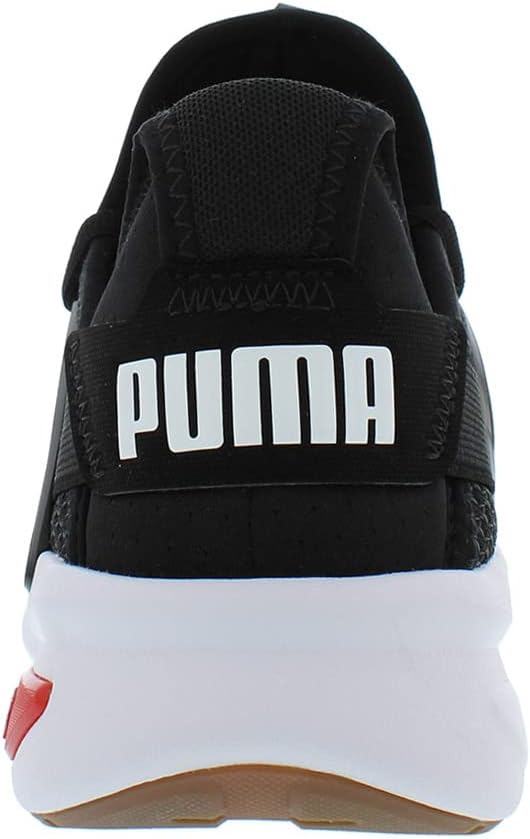 Puma Men's Softride Enzo Evo Knit Shoes, Black/Castlerock/Red H17923