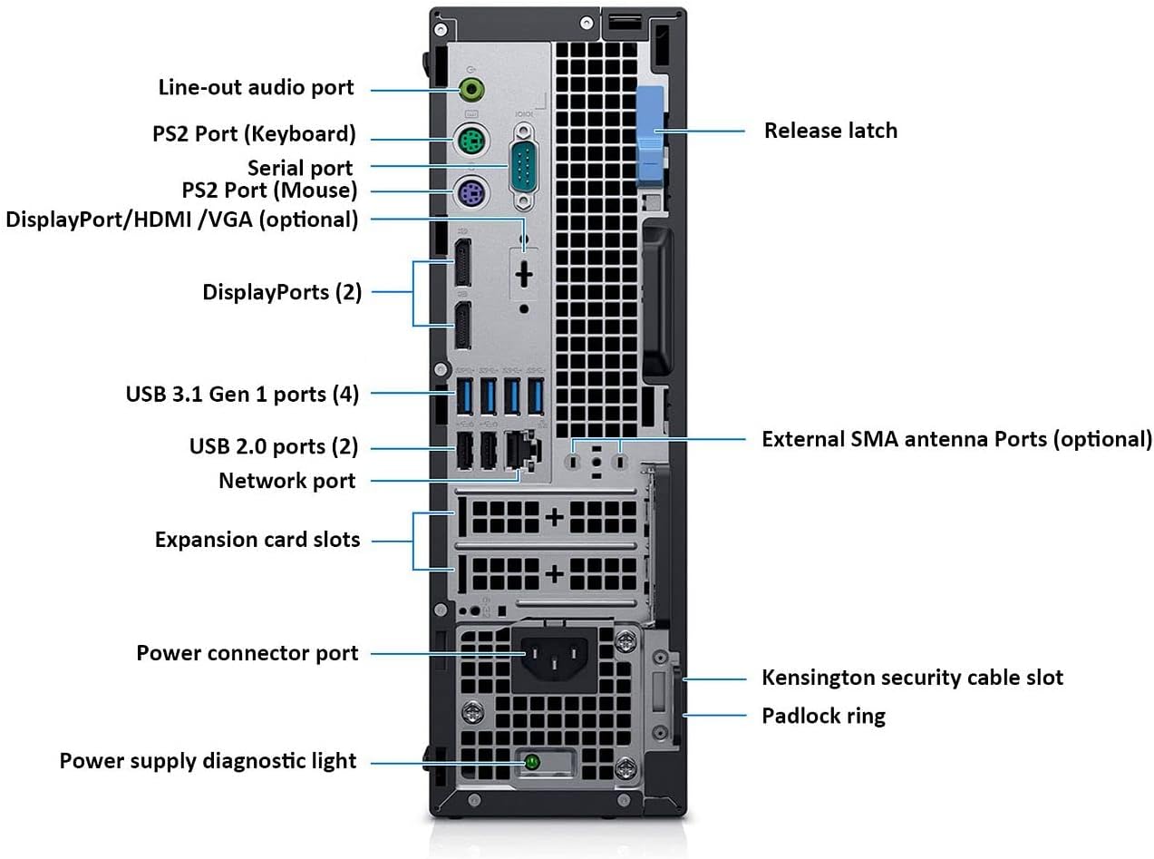 Dell OptiPlex 7070 SFF Desktop, i7-8700, 16GB RAM, 1TB SSD, Windows 11 Pro Q164797