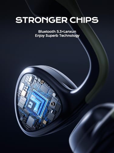 Bone Conduction Open Ear Headphones Bluetooth 5.3 with Mic, IPX7 Waterproof for Running K9764
