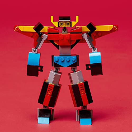 LEGO Creator 3 in 1 Super Robot Building Kit, Toy Robot or Dragon or Jet Plane, Gift for Kids Age 7+ P928183