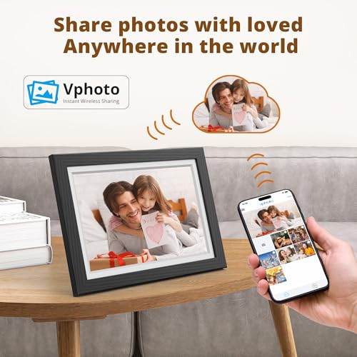 Dragon Touch 10.1'' WiFi Digital Picture Frame HD IPS Touch Screen S798