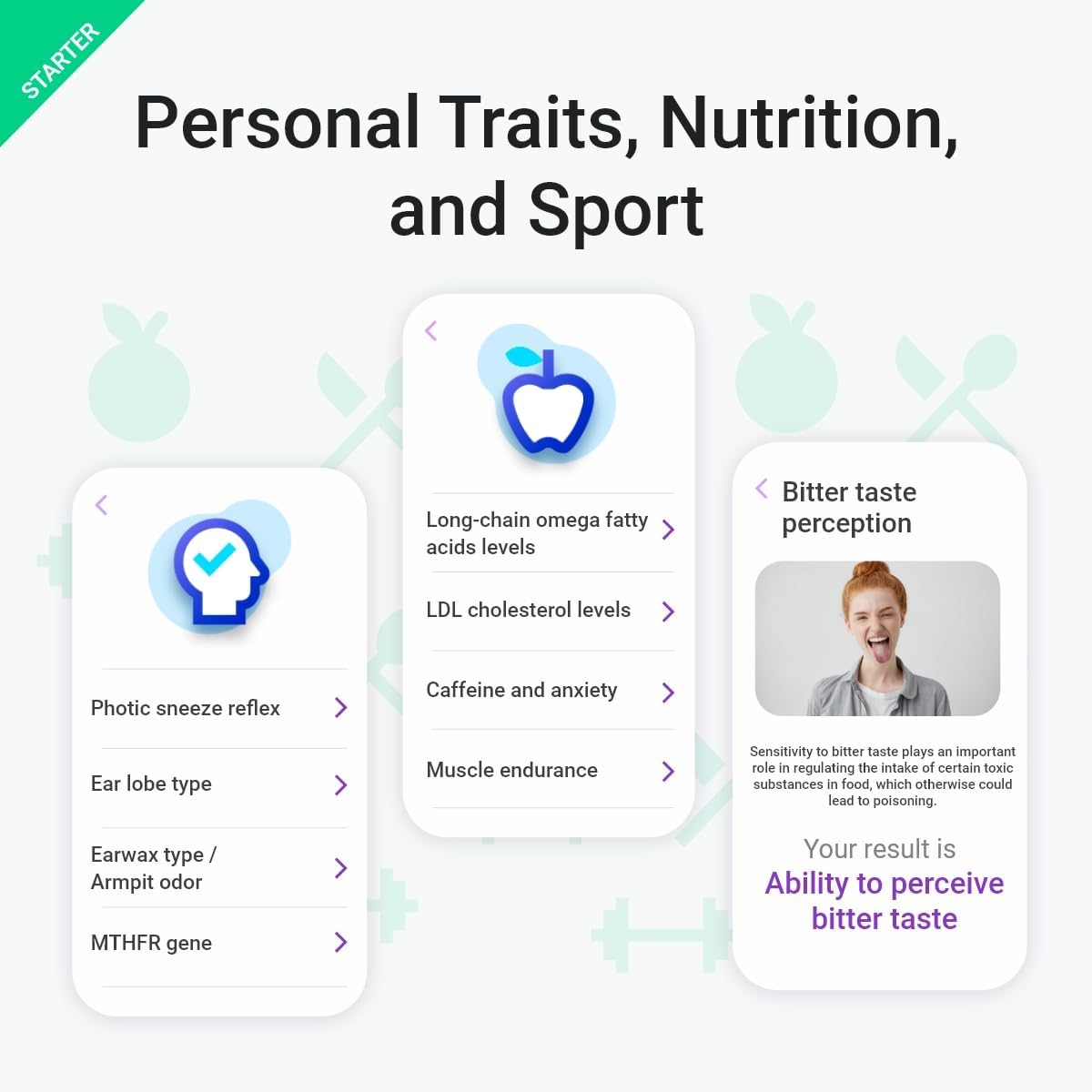 tellmeGen DNA Test Starter Kit with Ancestry, Traits, Fitness and Diet Reports W41431